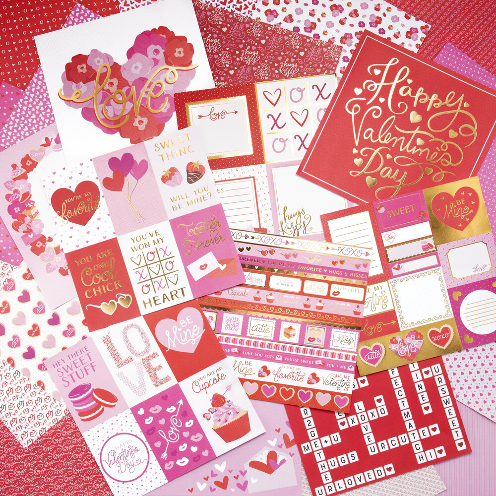 Craft Smith Be My Valentine 12x12 Inch Paper Pad (MSE5200)
