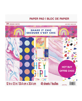 Craft Smith Shake it Chic 12x12 Inch Paper Pad (MSE5209) Craft Smith Shake it Chic 12x12 Inch Paper Pad (MSE5209)