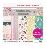 Craft Smith Woodland & Wings 12x12 Inch Paper Pad (MSE5210)