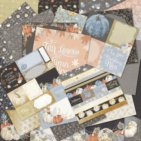 Craft Smith Pumpkin Vines 12x12 Inch Paper Pad (MSE6147) Craft Smith Pumpkin Vines 12x12 Inch Paper Pad (MSE6147)