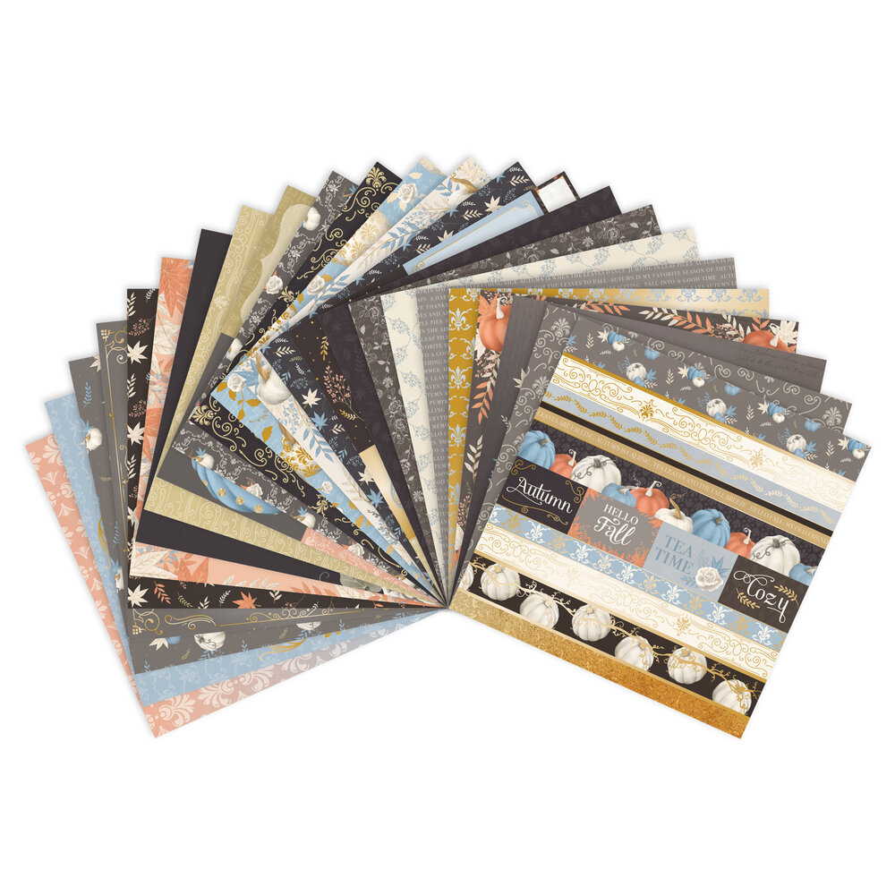 Craft Smith Pumpkin Vines 12x12 Inch Paper Pad (MSE6147) Craft Smith Pumpkin Vines 12x12 Inch Paper Pad (MSE6147)