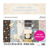 Craft Smith Pumpkin Vines 12x12 Inch Paper Pad (MSE6147)