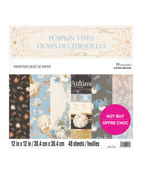 Craft Smith Pumpkin Vines 12x12 Inch Paper Pad (MSE6147) Craft Smith Pumpkin Vines 12x12 Inch Paper Pad (MSE6147)