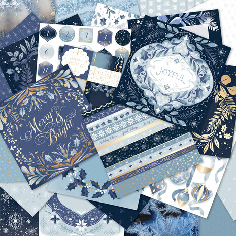 Craft Smith Crystal Blues 12x12 Inch Paper Pad (MSE6455) Craft Smith Crystal Blues 12x12 Inch Paper Pad (MSE6455)