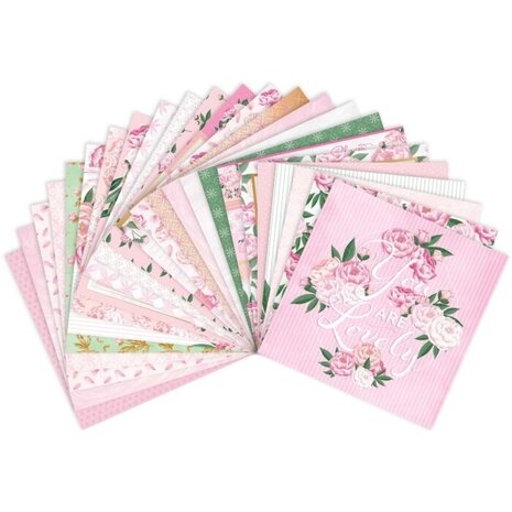 Craft Smith Plush Peonies 12x12 Inch Paper Pad (MSE6825) Craft Smith Plush Peonies 12x12 Inch Paper Pad (MSE6825)