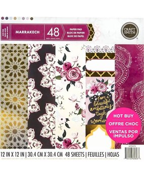 Craft Smith Marrakech 12x12 Inch Paper Pad (MPP0270)