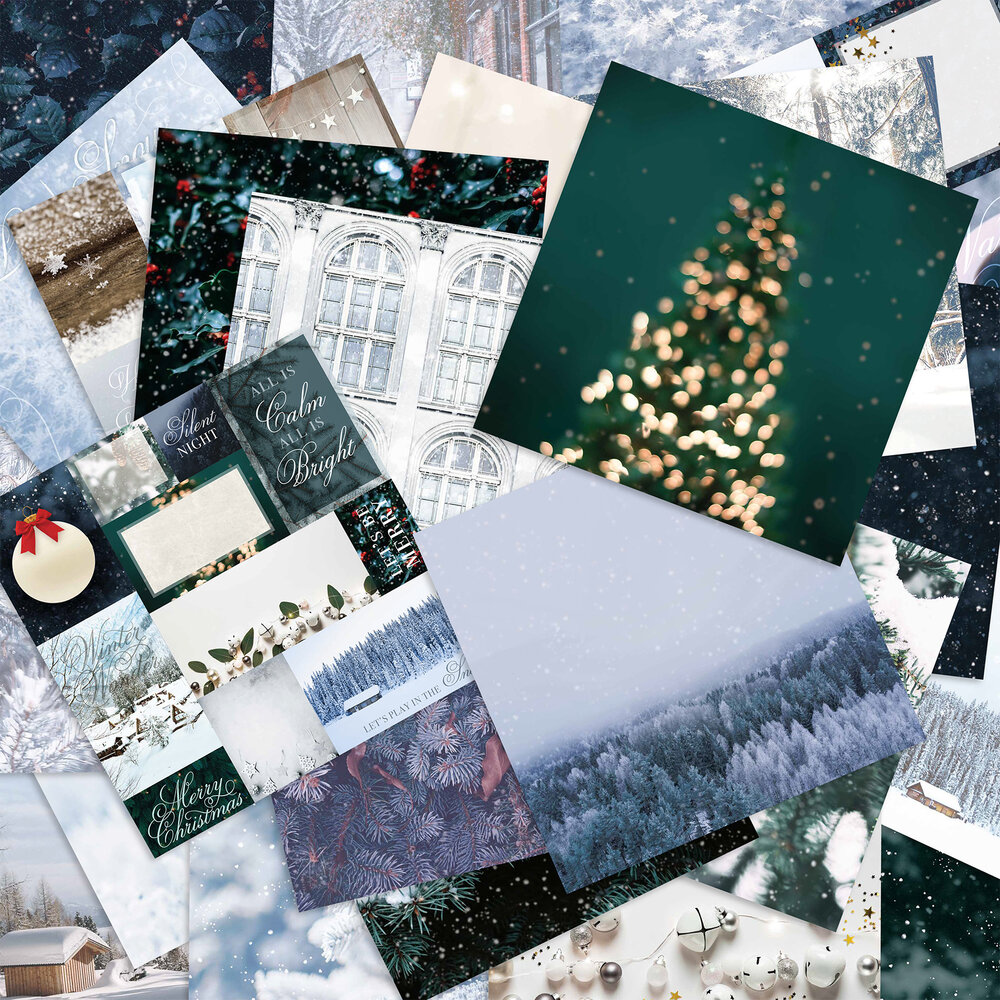 Craft Smith Winter Scene 12x12 Inch Paper Pad (MSE7484)