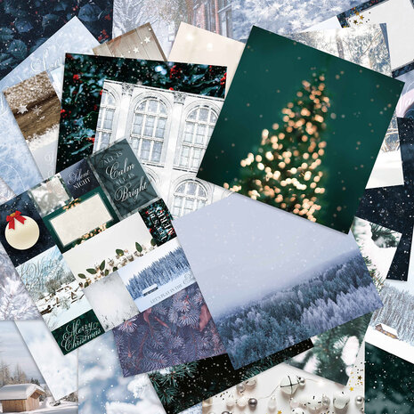 Craft Smith Winter Scene 12x12 Inch Paper Pad (MSE7484)