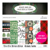 Craft Smith Peace and Joy 12x12 Inch Paper Pad (MSE7486)