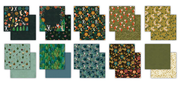 Craft Consortium Through The Trees 12x12 Inch Paper Pad (CCDPAD001) Craft Consortium Through The Trees 12x12 Inch Paper Pad (CCDPAD001)