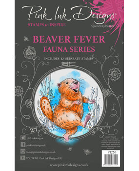 Pink Ink Designs Fauna Series Beaver Fever A5 Clear Stamps (PI256) Pink Ink Designs Fauna Series Beaver Fever A5 Clear Stamps (PI256)