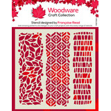 Woodware Mezzo 6x6 Inch Stencil (FRST084)