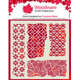 Woodware Organic 6x6 Inch Stencil (FRST085)