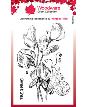 Woodware Sweet Pea Clear Stamps (FRM075) Woodware Sweet Pea Clear Stamps (FRM075)