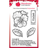 Woodware Mini Violet Clear Stamps (FRM076)