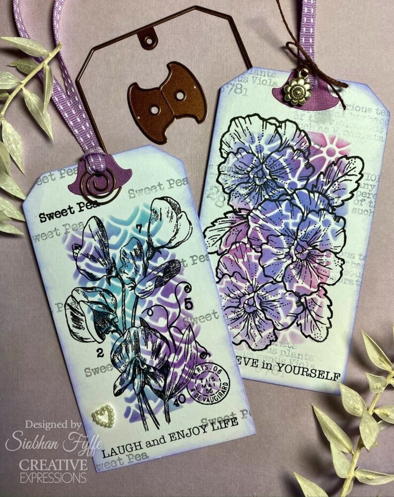 Woodware Mini Violet Clear Stamps (FRM076) Woodware Mini Violet Clear Stamps (FRM076)