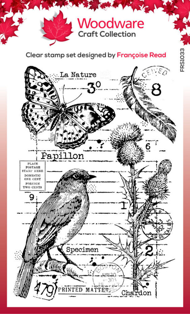 Woodware Nature Page Clear Stamps (FRS1033)