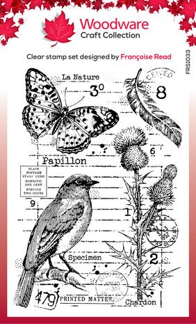 Woodware Nature Page Clear Stamps (FRS1033)