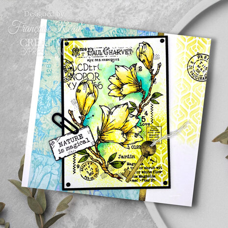 Woodware Spring Magnolia Clear Stamps (FRS1034) Woodware Spring Magnolia Clear Stamps (FRS1034)