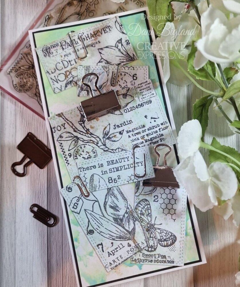 Woodware Spring Magnolia Clear Stamps (FRS1034) Woodware Spring Magnolia Clear Stamps (FRS1034)