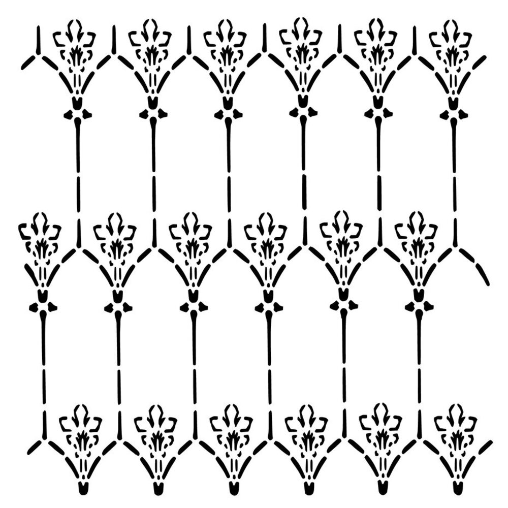 Creative Expressions Garden Trellis 6x6 Inch Stencil (CEST149) Creative Expressions Garden Trellis 6x6 Inch Stencil (CEST149)