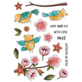 Creative Expressions Jane's Doodles Clear Stamp Set Birdsong Blooms (CEC1063)