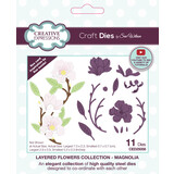 Creative Expressions Sue Wilson Craft Die Layered Flowers Magnolia (CED25058)