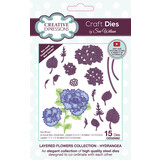 Creative Expressions Sue Wilson Craft Die Layered Flowers Hydrangea (CED25062)