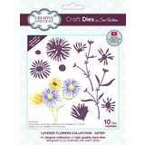 Creative Expressions Sue Wilson Craft Die Layered Flowers Aster (CED25063)