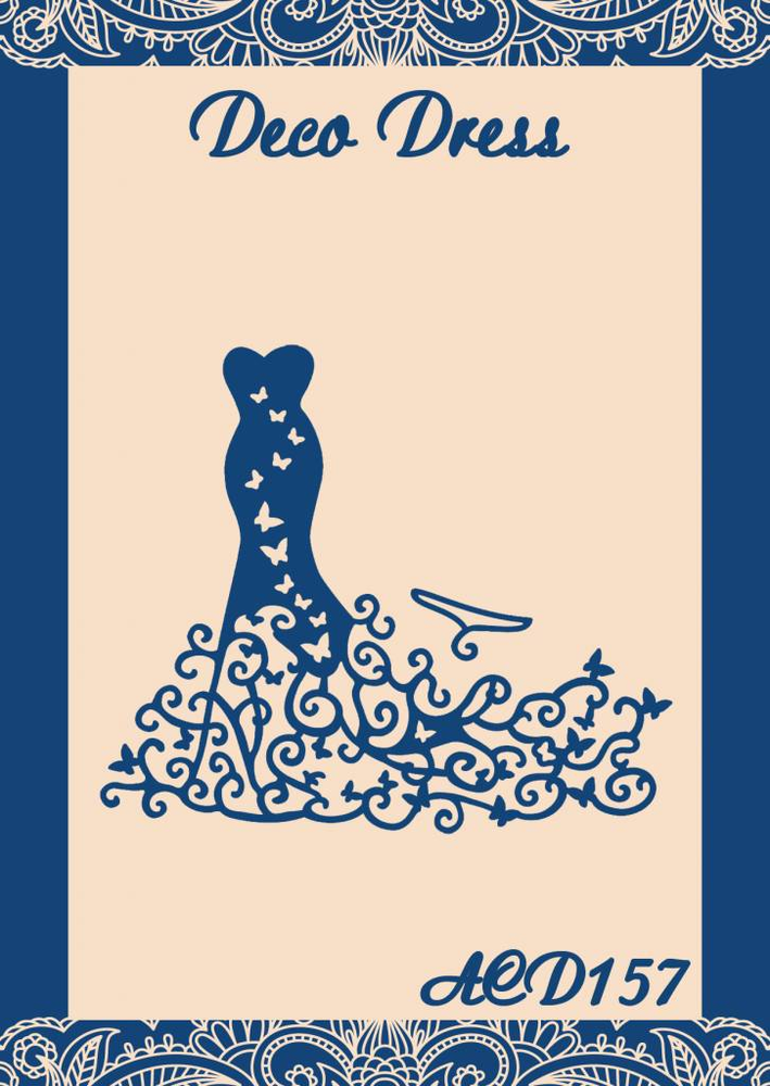 Tattered Lace Deco Dress Die (ACD157)