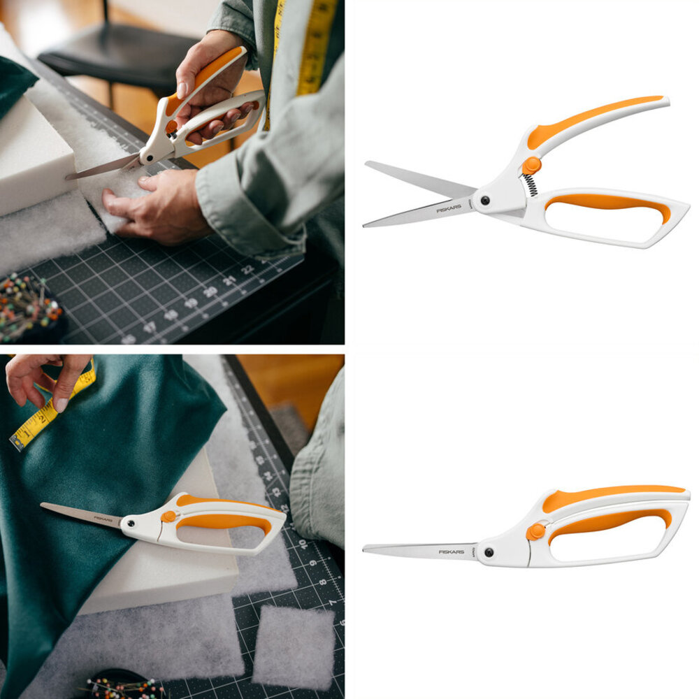 Fiskars Fabric Scissors Easy Action Spring Assist (26cm) (1070070)