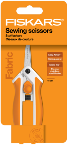 Fiskars Fabric Scissors Easy Action Micro-Tip (15cm) (1070029) Fiskars Fabric Scissors Easy Action Micro-Tip (15cm) (1070029)