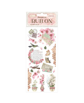 Stamperia Orchids and Cats Rub-On 4x8,5 Inch Letters (DFLRB74)