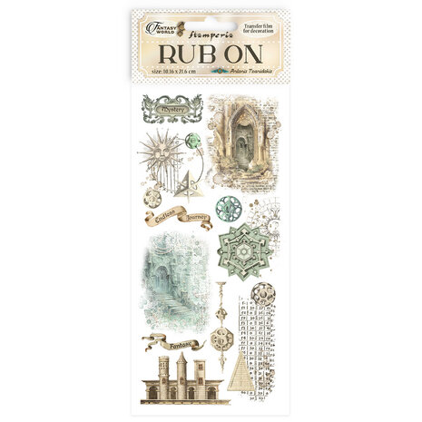 Stamperia Sir Vagabond in Fantasy World Rub-On 4x8,5 Inch Elements (DFLRB70) Stamperia Sir Vagabond in Fantasy World Rub-On 4x8,5 Inch Elements (DFLRB70)