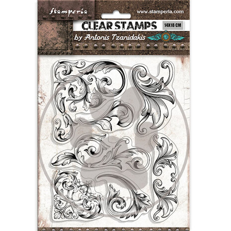 Stamperia Sir Vagabond in Fantasy World Clear Stamps Greeks (WTK190) Stamperia Sir Vagabond in Fantasy World Clear Stamps Greeks (WTK190)