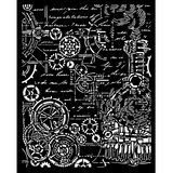 Stamperia Sir Vagabond in Fantasy World Thick Stencil 20x25cm Gears (KSTD156)
