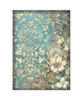Stamperia Sir Vagabond in Fantasy World White Flowers Rice Paper A4 (DFSA4843) Stamperia Sir Vagabond in Fantasy World White Flowers Rice Paper A4 (DFSA4843)