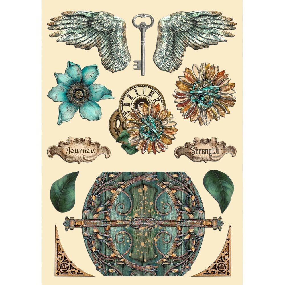 Stamperia Sir Vagabond in Fantasy World Wooden Shapes A5 (KLSP154)