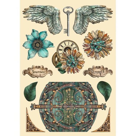 Stamperia Sir Vagabond in Fantasy World Wooden Shapes A5 (KLSP154)