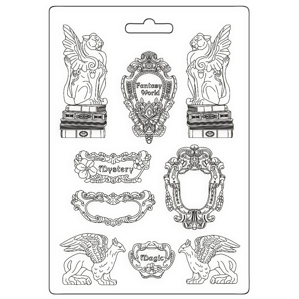 Stamperia Sir Vagabond in Fantasy World Soft Mould A4 Elements (K3PTA4573)