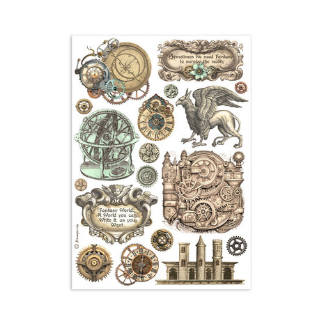 Stamperia Sir Vagabond in Fantasy World A5 Washi Pad (SBW03) Stamperia Sir Vagabond in Fantasy World A5 Washi Pad (SBW03)