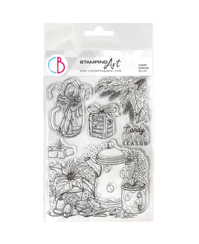 Ciao Bella Papercrafting Candy Cane Season A5 Clear Stamps (PS8060) Ciao Bella Papercrafting Candy Cane Season A5 Clear Stamps (PS8060)
