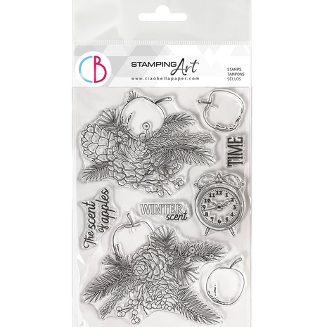 Ciao Bella Papercrafting Golden Apples A5 Clear Stamps (PS8058) Ciao Bella Papercrafting Golden Apples A5 Clear Stamps (PS8058)