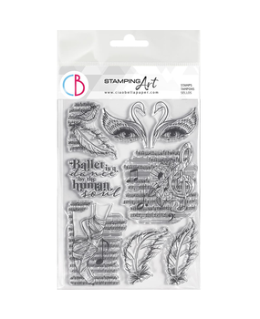 Ciao Bella Papercrafting Black Swan A5 Clear Stamps (PS8050) Ciao Bella Papercrafting Black Swan A5 Clear Stamps (PS8050)