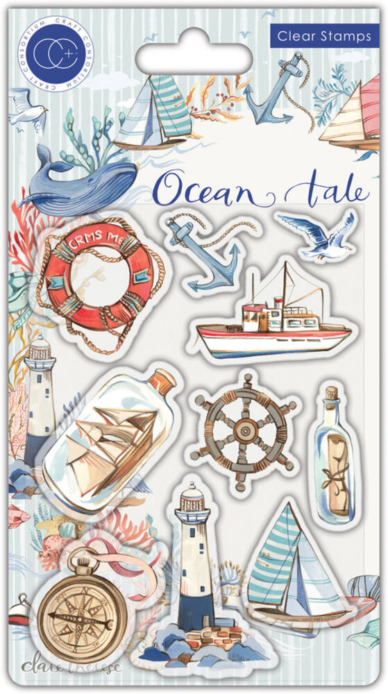 Craft Consortium Ocean Tale Clear Stamps Adventure (CCSTMP078)