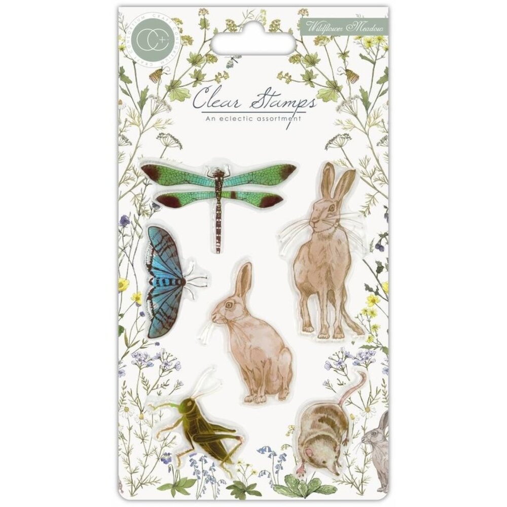 Craft Consortium Wildflower Meadow Clear Stamps Wildflower Meadow (CCS ...