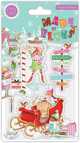 Craft Consortium Made by Elves Sleigh Clear Stamps (CCSTMP070)