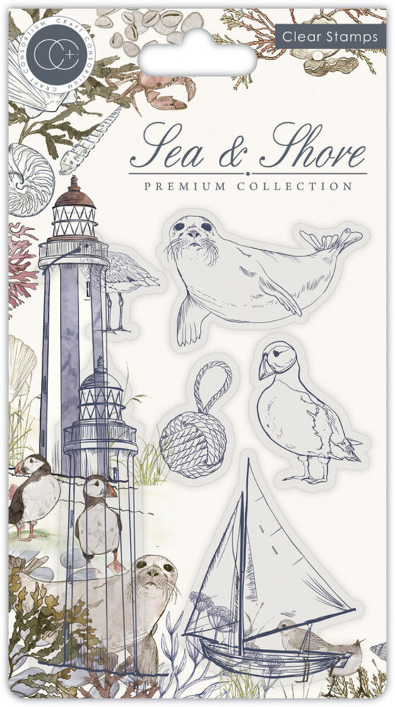 Craft Consortium Sea & Shore Shore Clear Stamps (CCSTMP063)