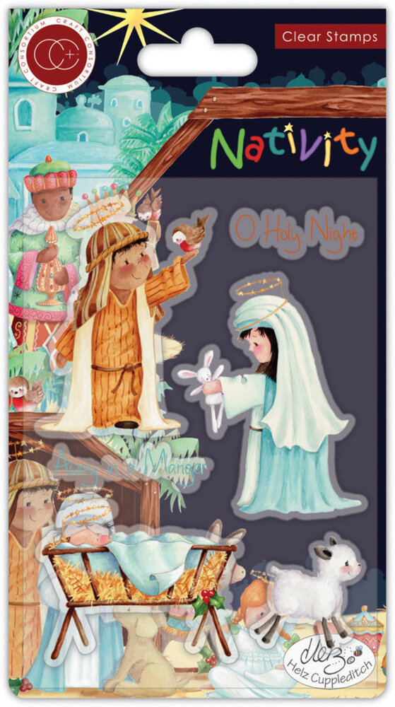 Craft Consortium Nativity Nativity Clear Stamps (CCSTMP047) Craft Consortium Nativity Nativity Clear Stamps (CCSTMP047)