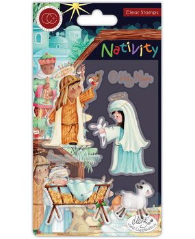 Craft Consortium Nativity Nativity Clear Stamps (CCSTMP047) Craft Consortium Nativity Nativity Clear Stamps (CCSTMP047)